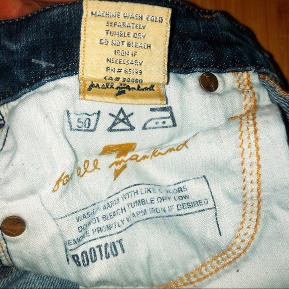 7 for all Mankind distressed bootcut sz 25 - Picture 6 of 6